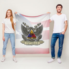 1ste pantserdivisie veteraan fleece deken