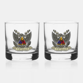 1ste pantserdivisie veteraan whisky glas
