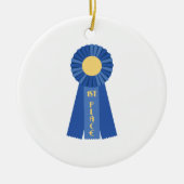 1ste plaats lint keramisch ornament (Voorkant)