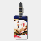1ste President van de Vrouw Hillary Clinton 2016_ Bagagelabel (Voorkant verticaal)
