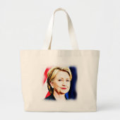 1ste President van de Vrouw Hillary Clinton 2016_ Grote Tote Bag (Voorkant)