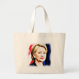 1ste President van de Vrouw Hillary Clinton 2016_ Grote Tote Bag