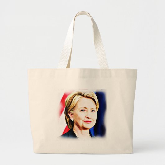 1ste President van de Vrouw Hillary Clinton 2016_ Grote Tote Bag (Voorkant)