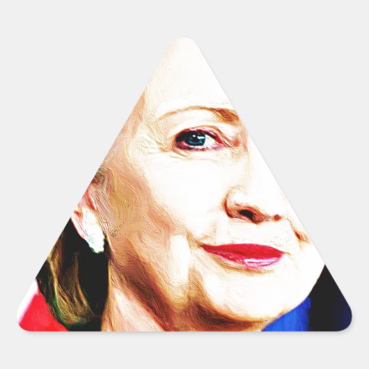 1ste President van de Vrouw Hillary Clinton 2016_ Sticker (Voorkant)
