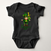 1ste Sint-Patrick's Day Leprechaun Baby Bodysuit (Voorkant)