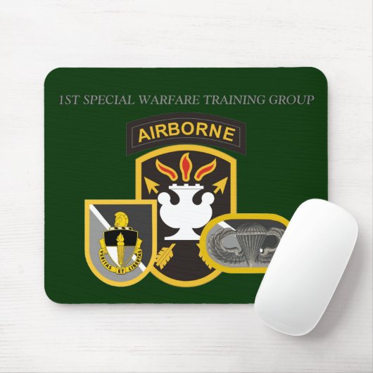 1STE SPECIALE WARFARE-OPLEIDINGSGROEP MOUSEPAD MUISMAT (Met muis)