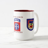 1STE SQUADRON 73RD CAVALRY-MOK TWEEKLEURIGE KOFFIEMOK (Voorkant rechts)