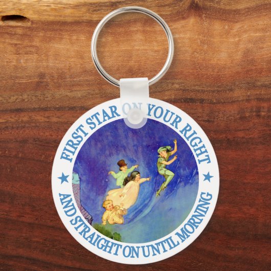 1STE STAR rechts, RECHTSTREEKS TOT MORGEN Sleutelhanger (Voorkant)