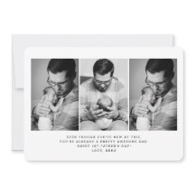 1ste Vaderdag 3 Foto Wenskaart