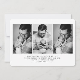 1ste Vaderdag 3 Foto Wenskaart Kaart