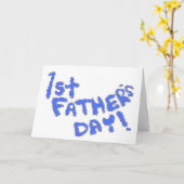 1ste Vaderdag! Kaart (Gele Bloem)