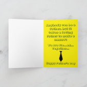 1ste Vaderdag Stropdas...d Together Photo Card Kaart (Binnen)