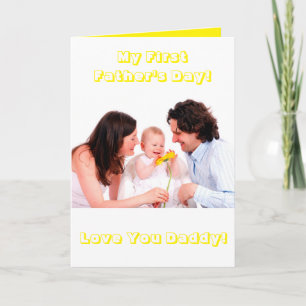 1ste Vaderdag Stropdas...d Together Photo Card Kaart