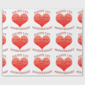 1ste. Verjaardag Cadeaupapier (Vlak)