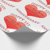 1ste. Verjaardag Cadeaupapier (Hoek)