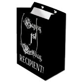 1ste verjaardag: Fancy, elegant Manuscript + de Na Medium Cadeauzakje (Achterkant Gekanteld)