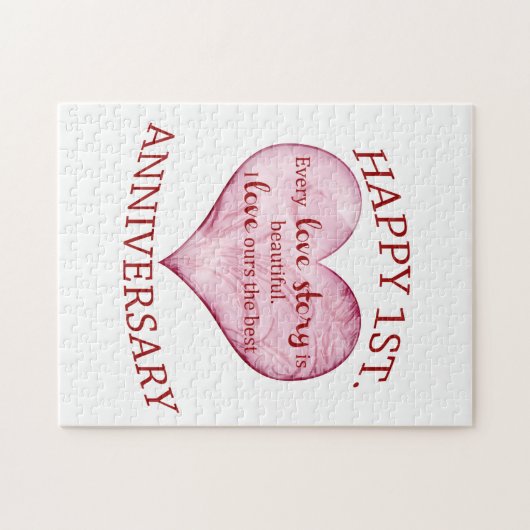 1ste. Verjaardag Legpuzzel (Horizontaal)