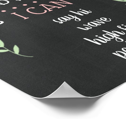 1ste verjaardag Poster van de steenslag Rustic Cha (Hoek)