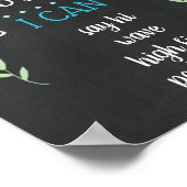 1ste verjaardag Poster van de steenslag Rustic Cha (Hoek)