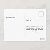 1ste verjaardag trex rode rozen gele plastic bord briefkaart (Achterkant)
