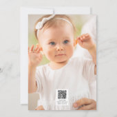 1ste verjaardag Wildflower Celestial Girl Modern Kaart (Achterkant)