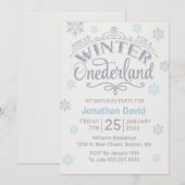 1ste verjaardag Winterspelen - Zilverslinkers B Kaart (Voorkant / Achterkant)