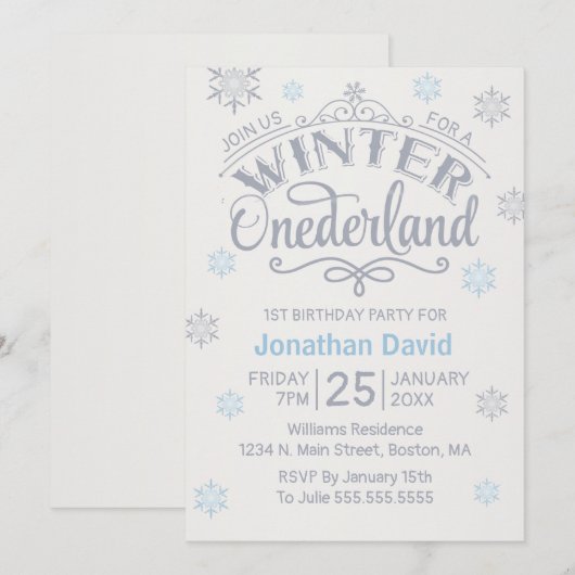 1ste verjaardag Winterspelen - Zilverslinkers B Kaart (Voorkant / Achterkant)