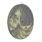 1thegreatwaveredblackbig-003 dartbord (Voorkant Links)