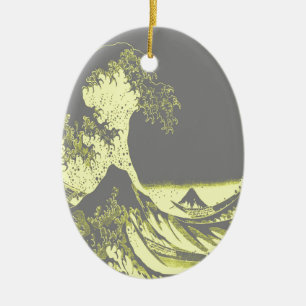 1thegreatwaveredblackbig-003 keramisch ornament