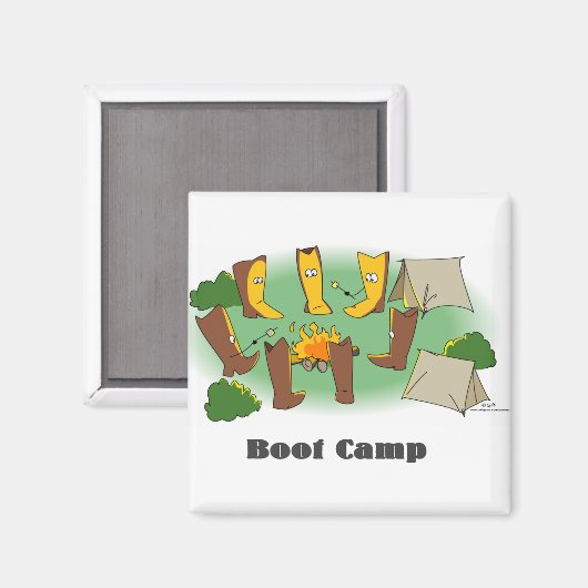 1TSHIRT_bootcamp1 Magneet (Voorkant / Achterkant)