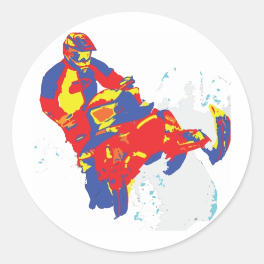 1wARHOL-sLEDS-2 Ronde Sticker (Voorkant)