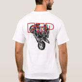 1wielfelons FTP Middle Finger Stunt streetbike T T-shirt (Achterkant)