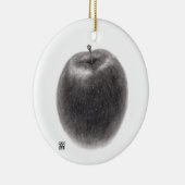 2個のりんご KERAMISCH ORNAMENT (Rechts)