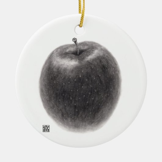 2個のりんご KERAMISCH ORNAMENT (Voorkant)