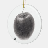 2個のりんご KERAMISCH ORNAMENT (Links)