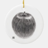 2個のりんご KERAMISCH ORNAMENT (Achterkant)