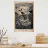20000 liga onder de Zee Frontispiece 1871 Poster (Keuken)