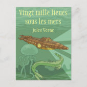 20000 luiers sous les mers - Jules Verne Briefkaart (Voorkant)