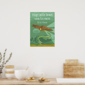 20000 luiers sous les mers - Jules Verne Poster (Keuken)