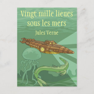 20000 mijlen onder zee - Jules Verne Briefkaart