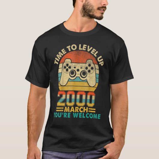 2000 22 jaar oude videoband 22th B T-shirt (Voorkant)