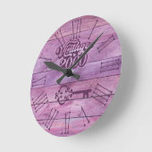 2000  acrylwandklok ronde klok (Hoek)