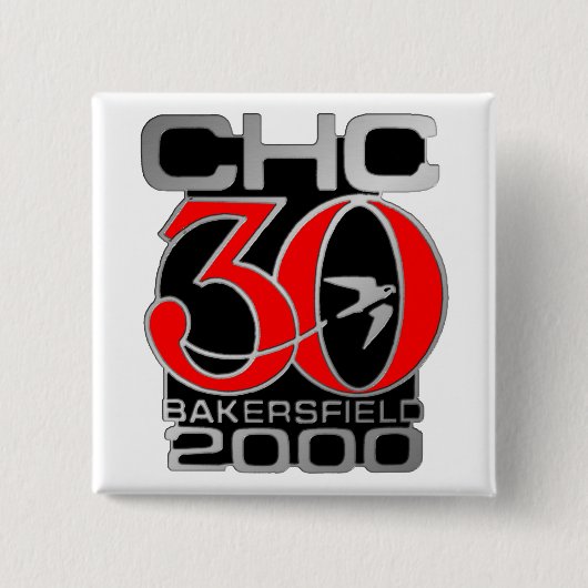 2000 Bakersfield Vierkante Button 5,1 Cm (Voorkant)