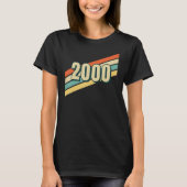 2000 Beach Classic jaren 80  Retro Esthetische Bir T-shirt (Voorkant)