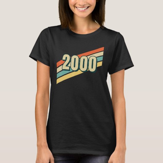 2000 Beach Classic jaren 80  Retro Esthetische Bir T-shirt (Voorkant)