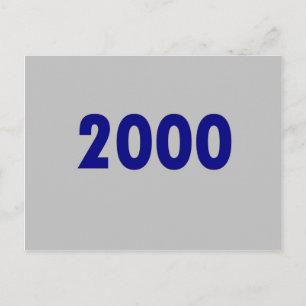 2000 BRIEFKAART