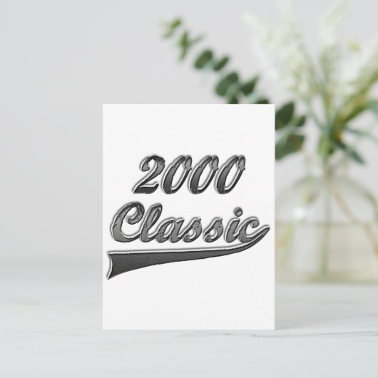 2000 Classic Briefkaart (Staand voorkant)