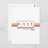 2000 De geboorte van legenden Briefkaart (Voorkant / Achterkant)