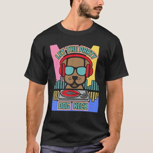 2000-feesten Millenium 2000-partij Dog Puppy T-shirt (Voorkant)
