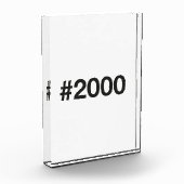 2000 Hashtag 25 Verjaardag Jubileum Fotoblokken (Links)